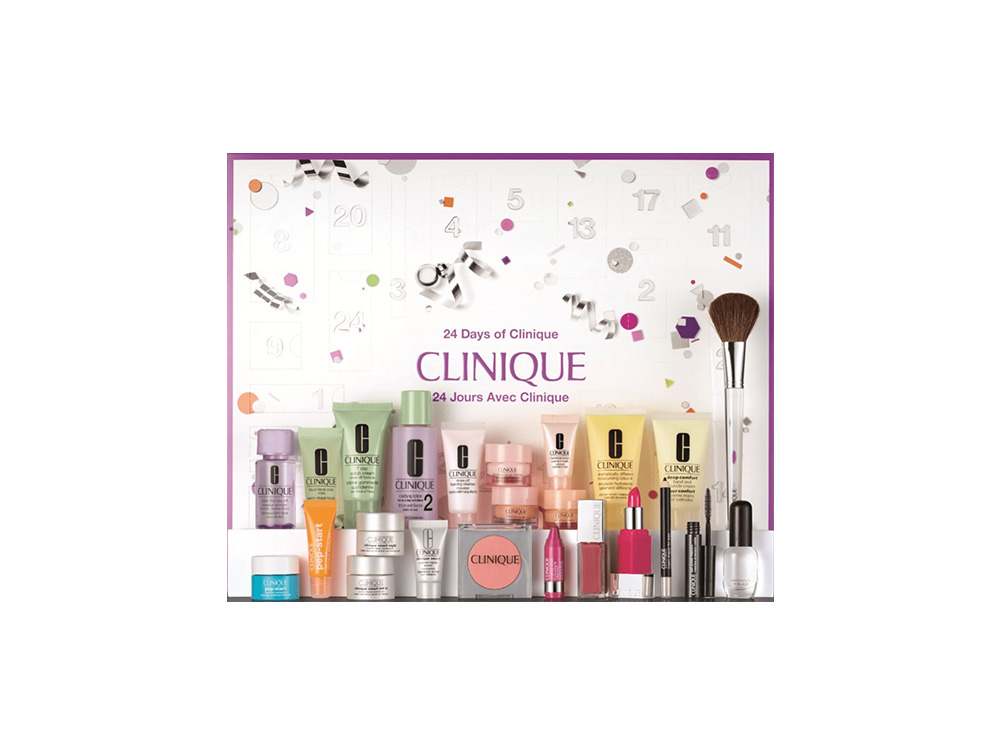 calendario dell’avvento beauty e make up 2017 CLINIQUE