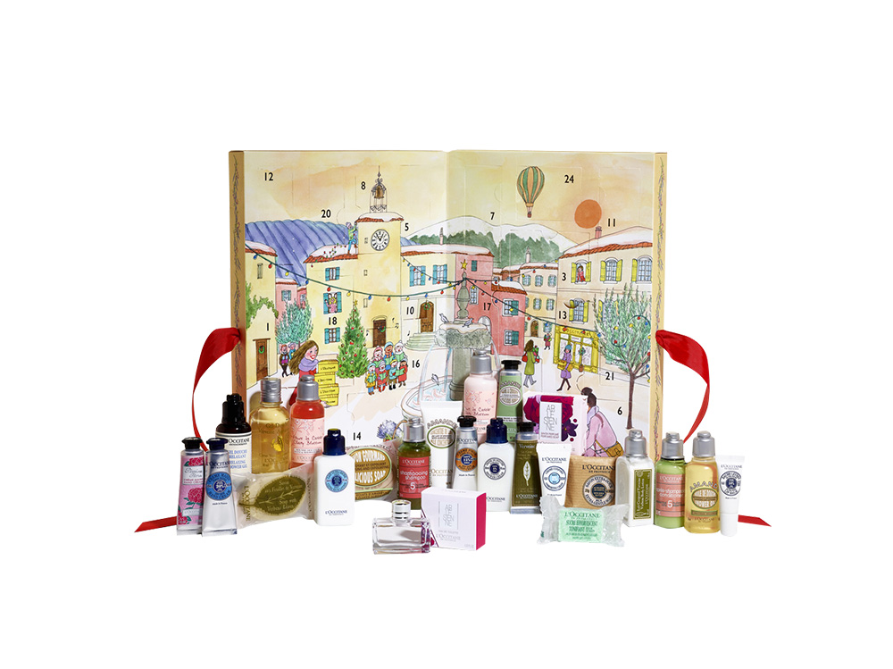 calendario dell’avvento beauty e make up 2017 L’OCCITANE