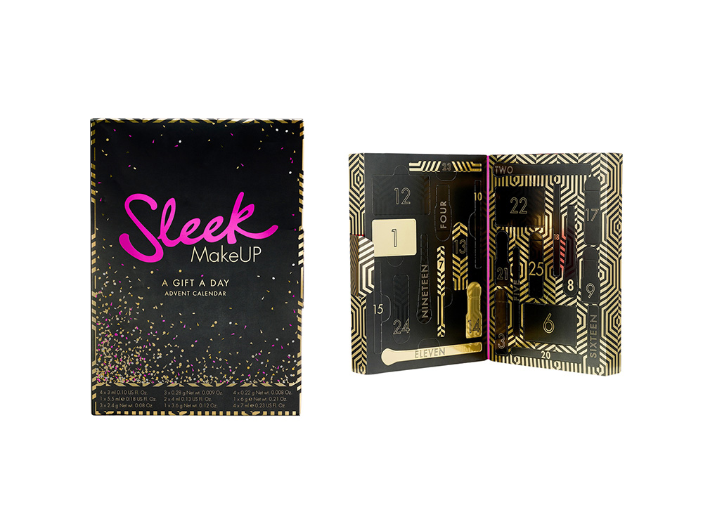 calendario dell’avvento beauty e make up 2017 SLEEK MAKE UP