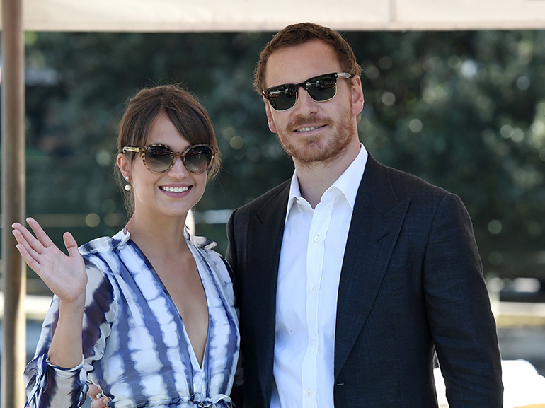 cover alicia vikander michael fassbender sposi mobile