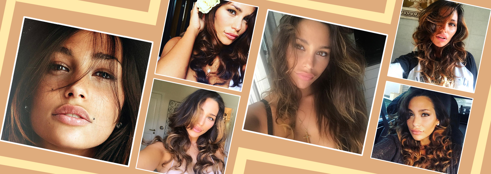 sofia valleri beauty look make up capelli collage desktop