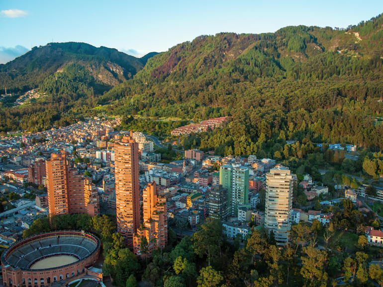 Bogota and the Andes Mountains