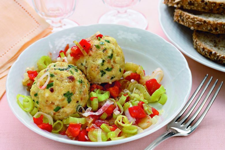 Canederli al formaggio grigio