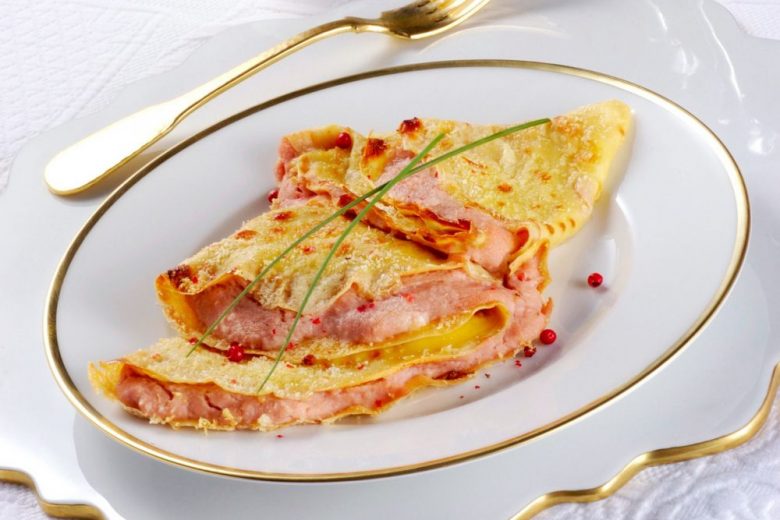 Crespelle prosciutto e formaggio
