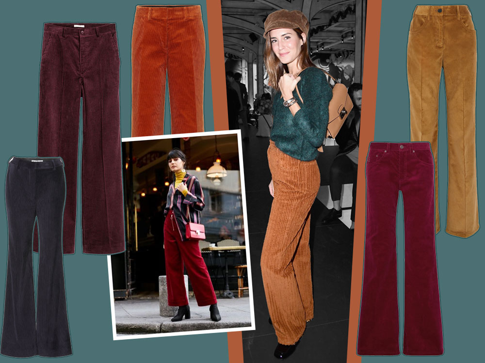 Pantaloni in velluto a coste: i modelli per l'autunno-inverno 2017/18