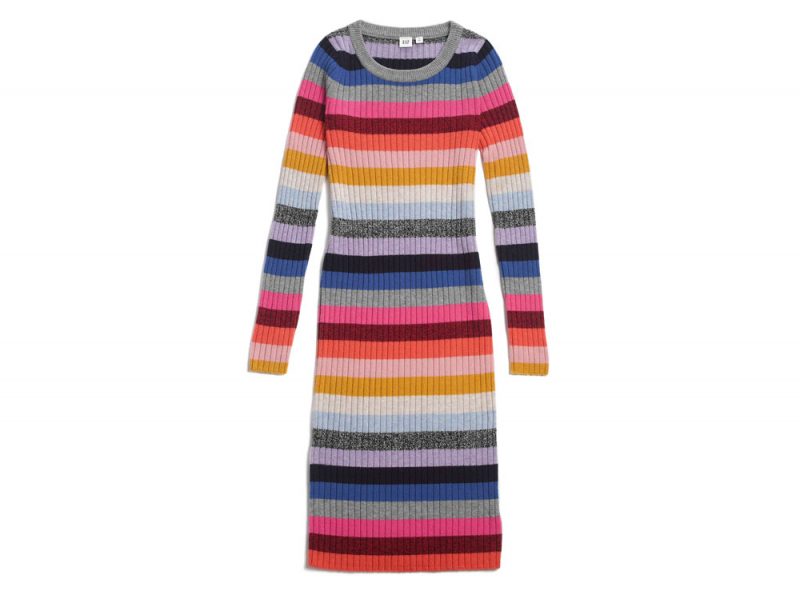 GAP-Long-sleeve-crazy-stripe-dress-£89