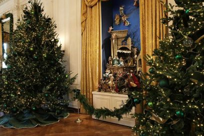 The White House Previews Its Holiday Decorations