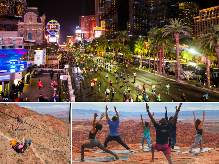 Las Vegas Yoga Running Maratona Viaggio Regalo Natale Sportivi