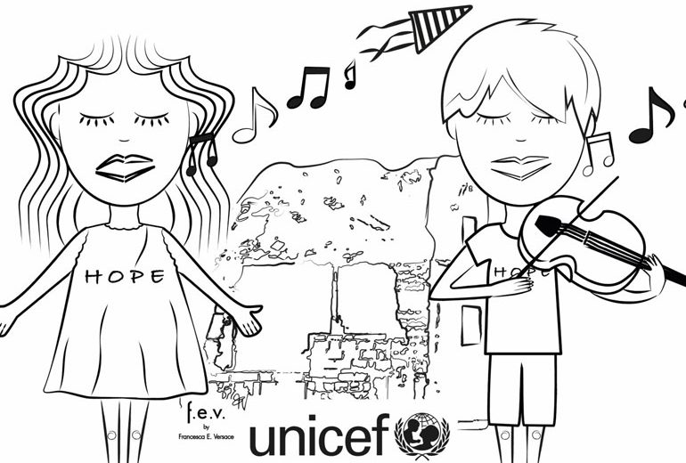 Privalia sostiene l’UNICEF con una t-shirt disegnata da Francesca Versace