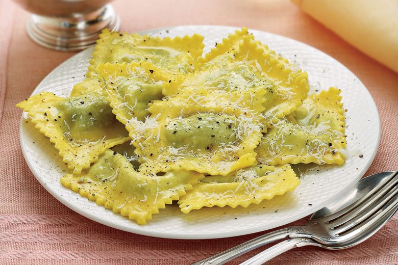 Ravioli di ricotta e spinaci
