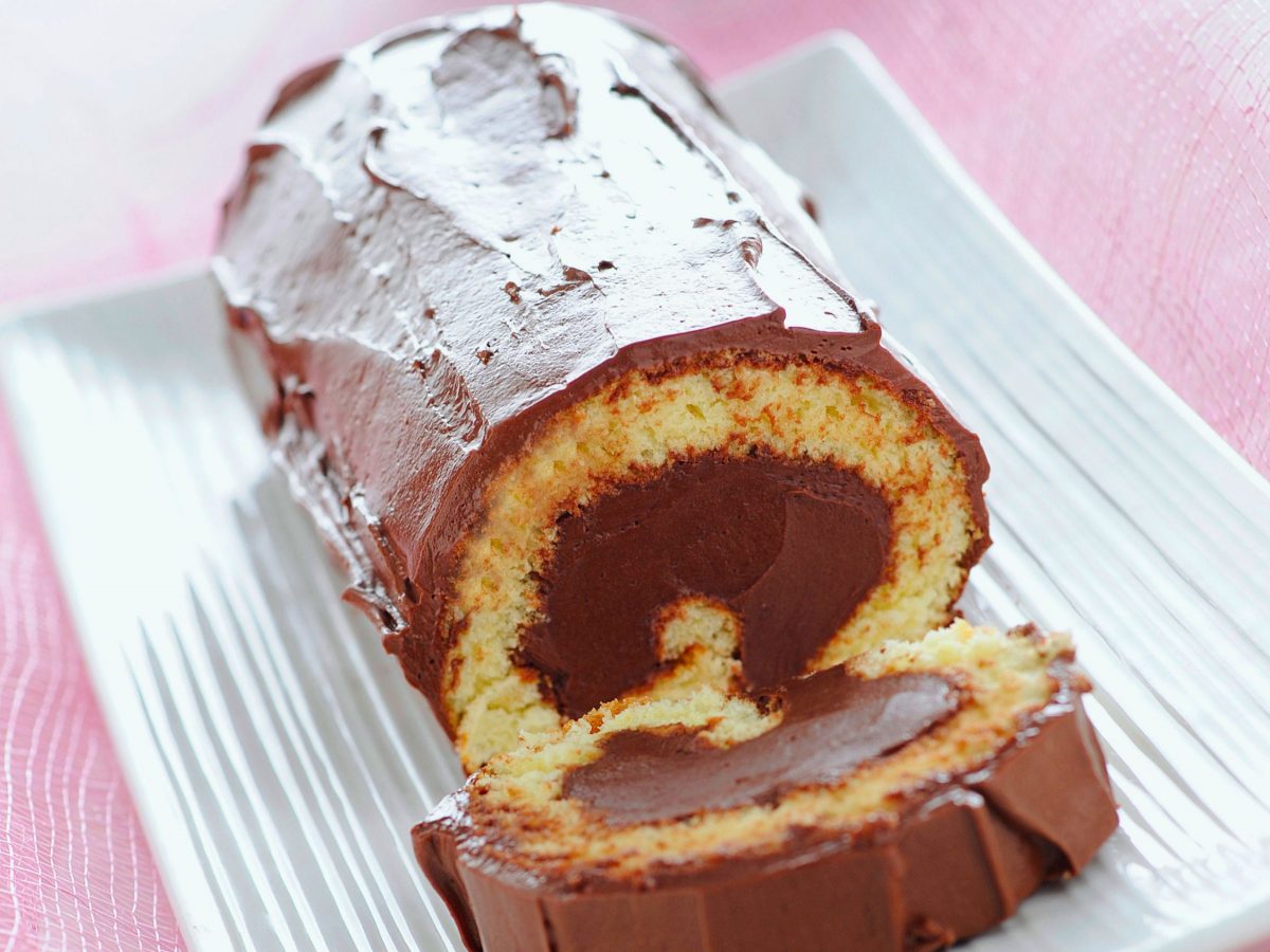 Tronchetto Di Natale Con Pandoro.Tronchetto Di Natale Con Ganache Al Cioccolato