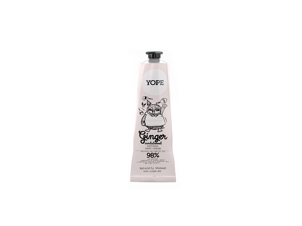 YOPE_Crema mani_Ginger&Sandalwood