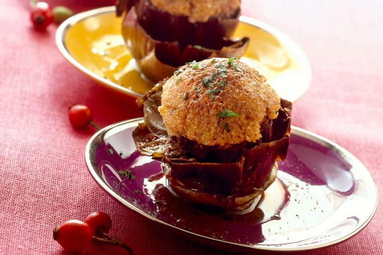 Carciofi ripieni di pane