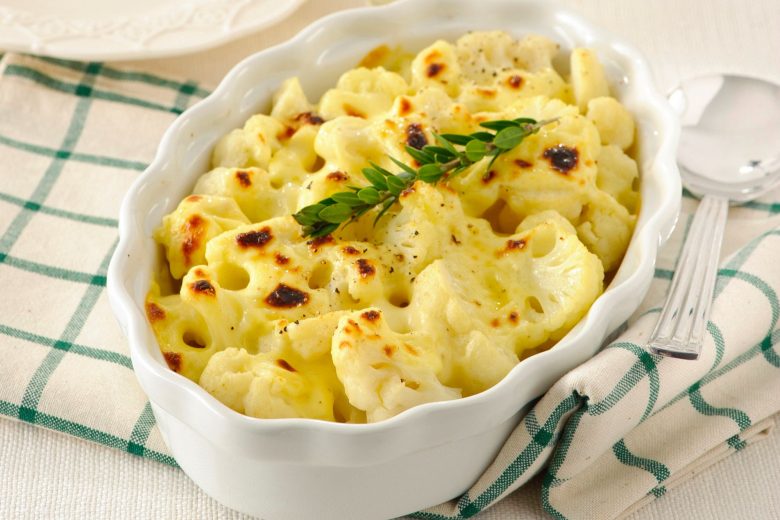 Cavolfiore al forno con salsa Mornay