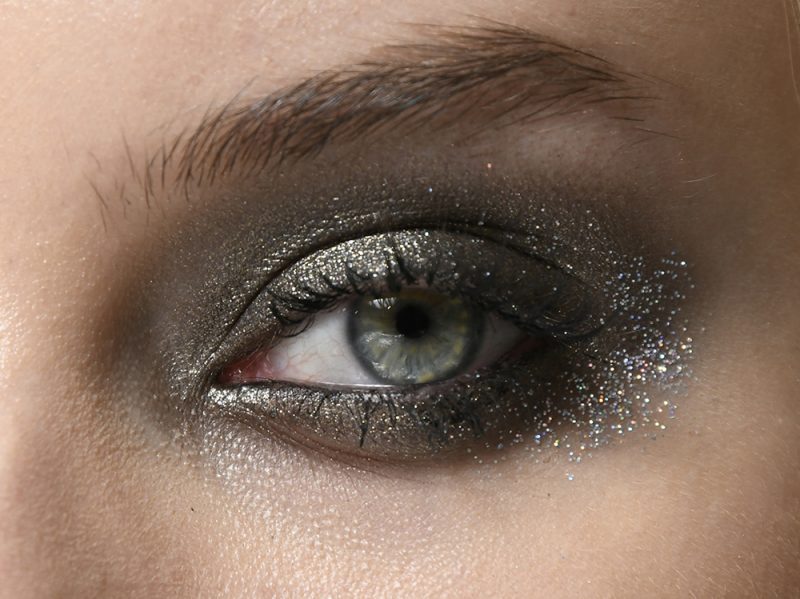 smokey eyes glitterato