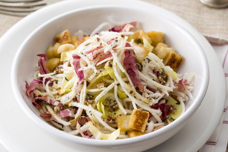 Insalata di sedano rapa e indivia