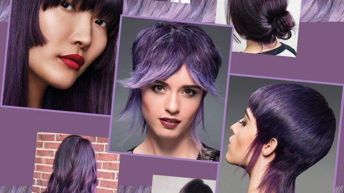 Capelli Viola Scuro Il Colore Su Cui Puntare Nel 2018 Grazia It