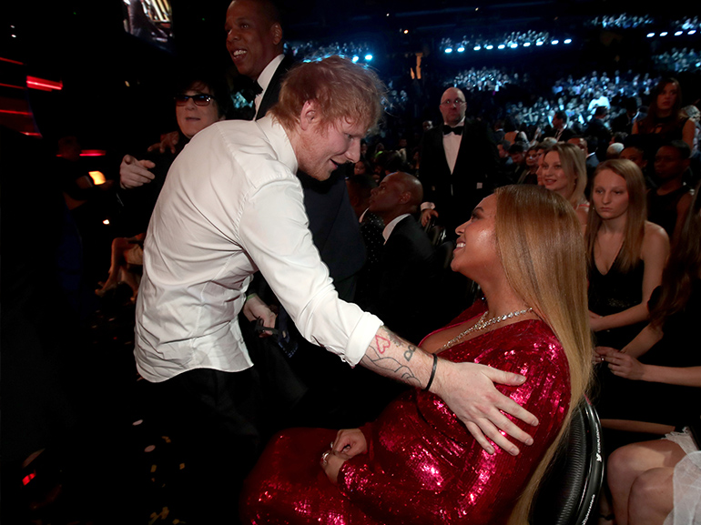 ed sheeran beyonce incinta