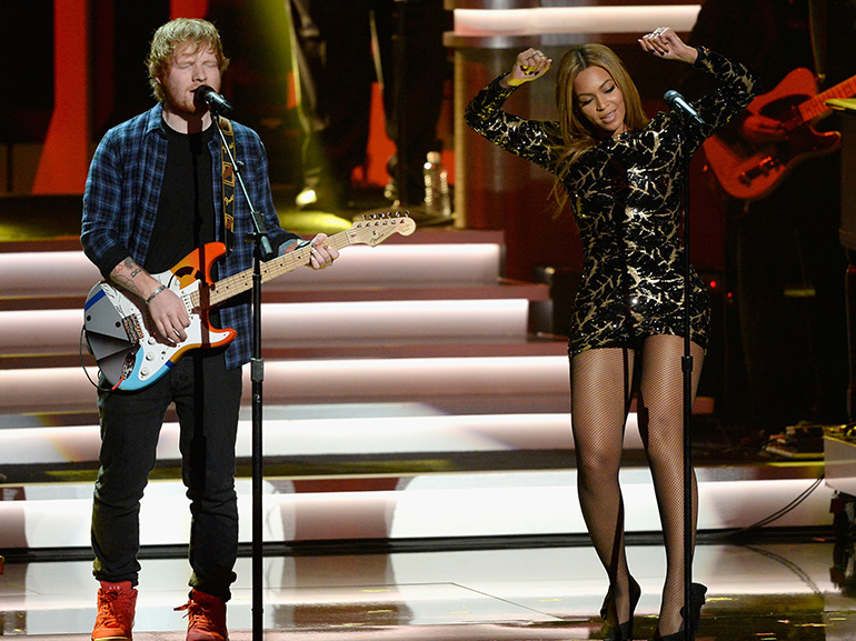 ed sheeran beyonce palco
