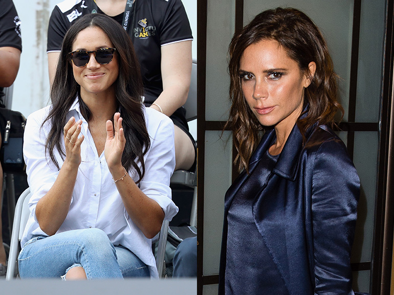 meghan markle victoria beckham amiche