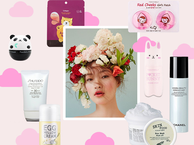 skin care coreana prodotti cura del viso korea collage mobile