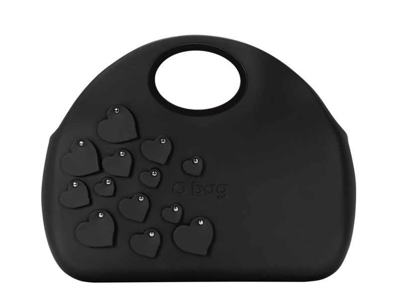 9. O bag moon nera cuori