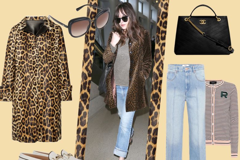 Come abbinare l’animalier? Dakota Johnson docet!