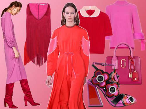 Rosso e Rosa: l'abbinamento colore più cool della Primavera-Estate 2018