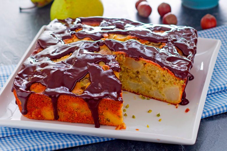 Torta soffice con Nutella ® e pere