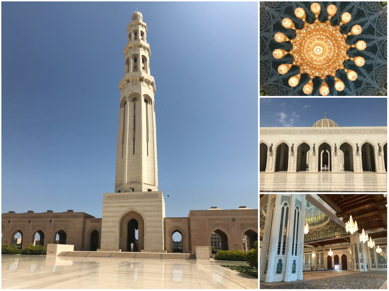 Viaggio in Oman Grand Mosque Muscat capitale Oman moderna e tradizionalista