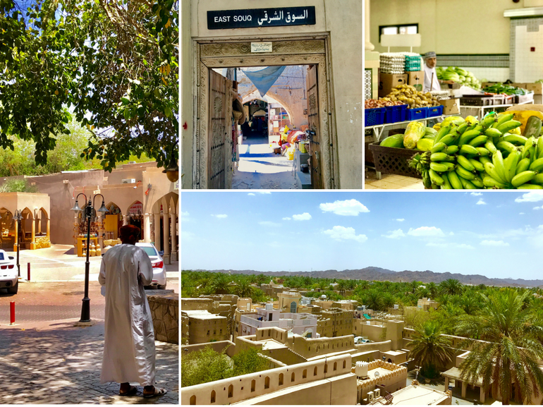 Viaggio in Oman Nizwa capitale culturale oasi nel deserto souq mercato forte di Nizwa