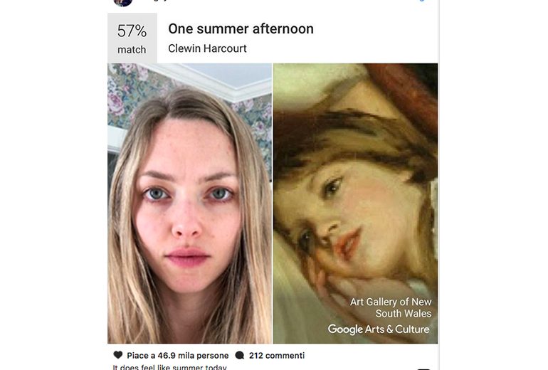 Come funziona l’app di Google che ti dice a quale quadro famoso assomigli