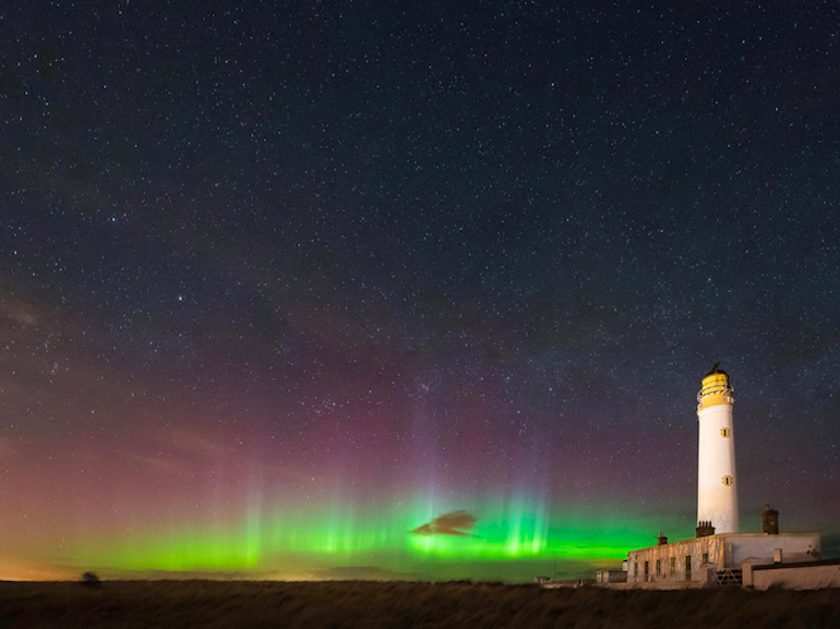 aurora boreale scozia