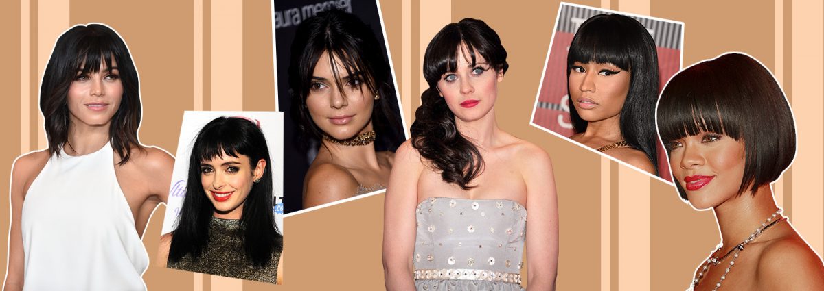 10 look delle star che amano i capelli neri con frangia