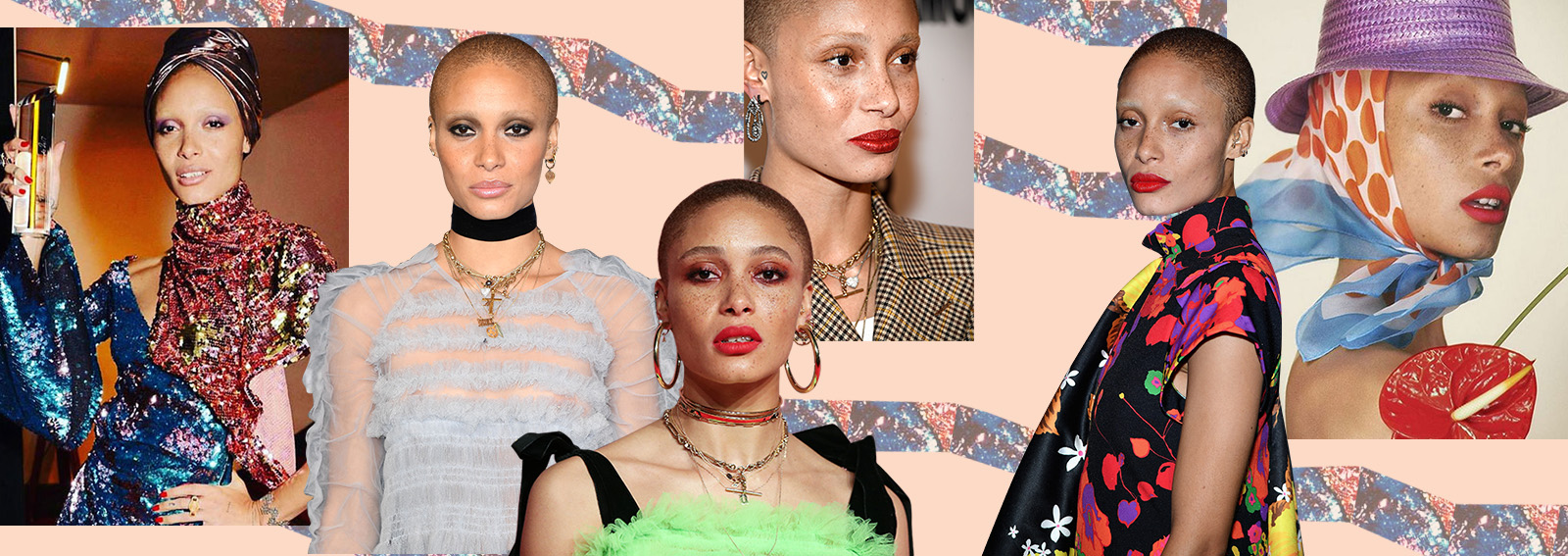 Adwoa Aboah: i beauty look della modella e attivista