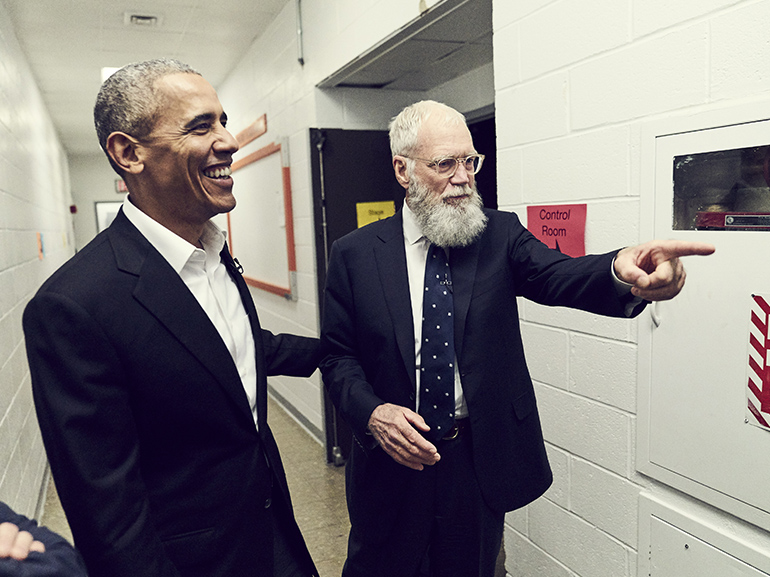 david letterman barack obama