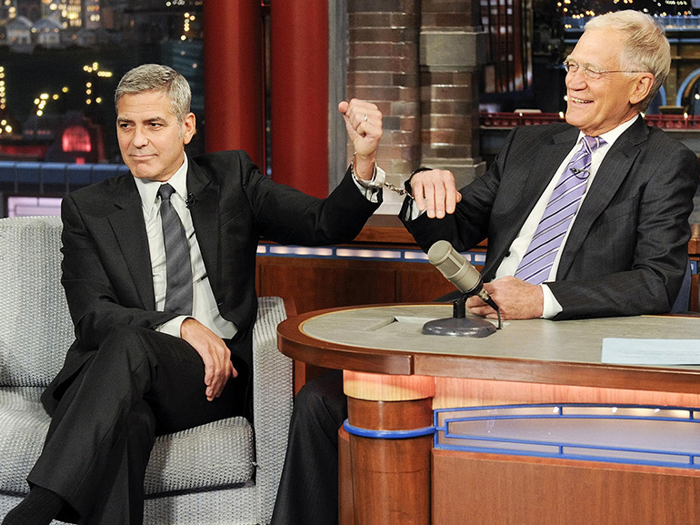 david letterman george clooney