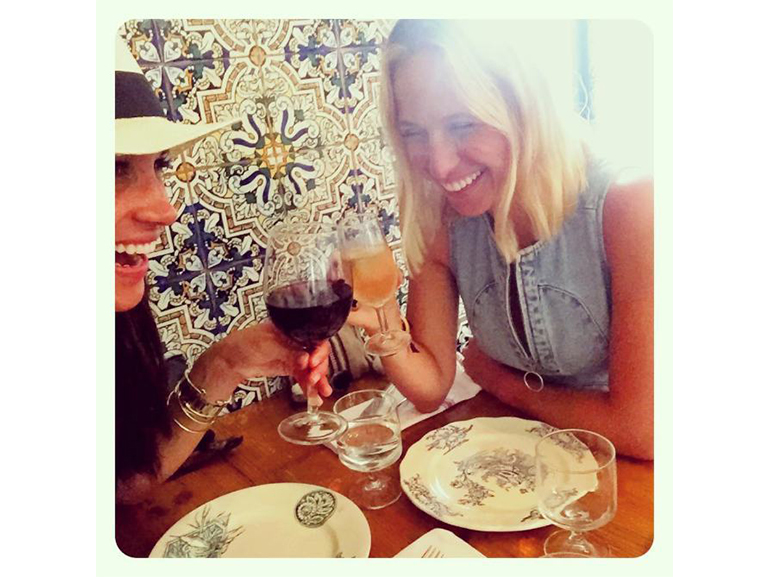 meghan markle vino amica instagram