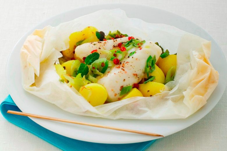 Merluzzo al forno con patate