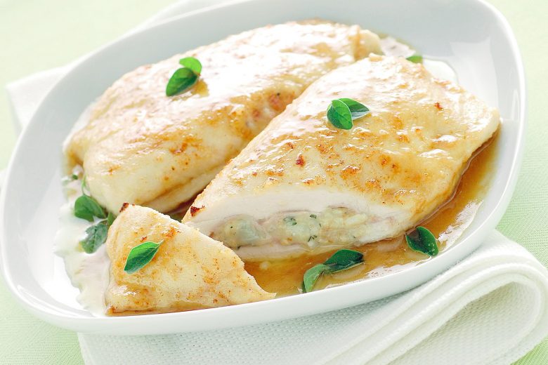 Pollo ripieno allo zola