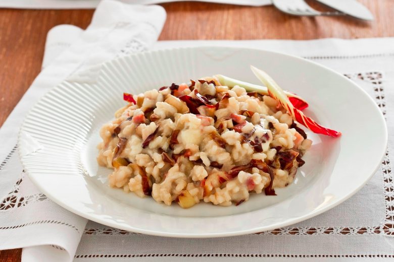 Risotto zola e radicchio