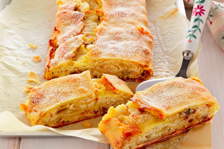 Strudel di pere e ricotta