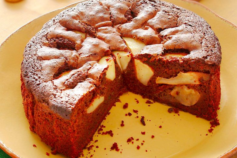Torta di mele al cioccolato