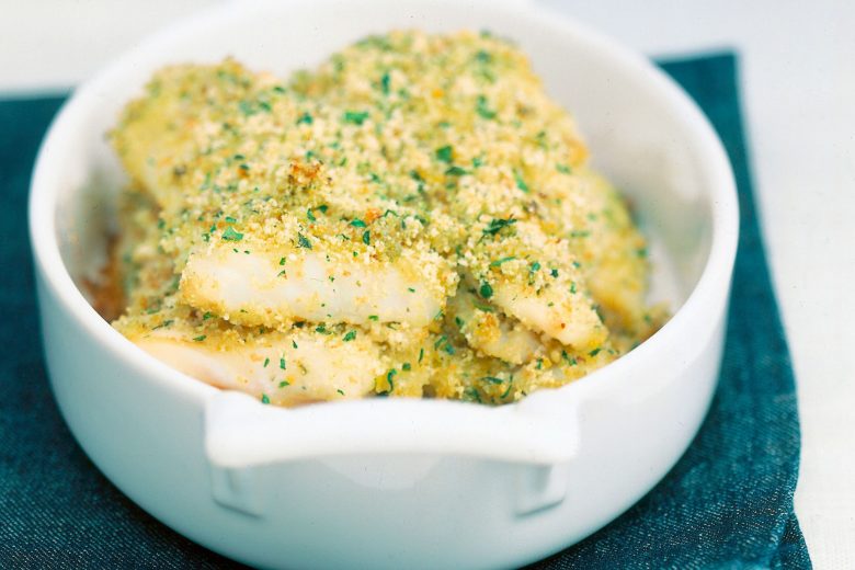 Tranci di merluzzo gratinati in forno