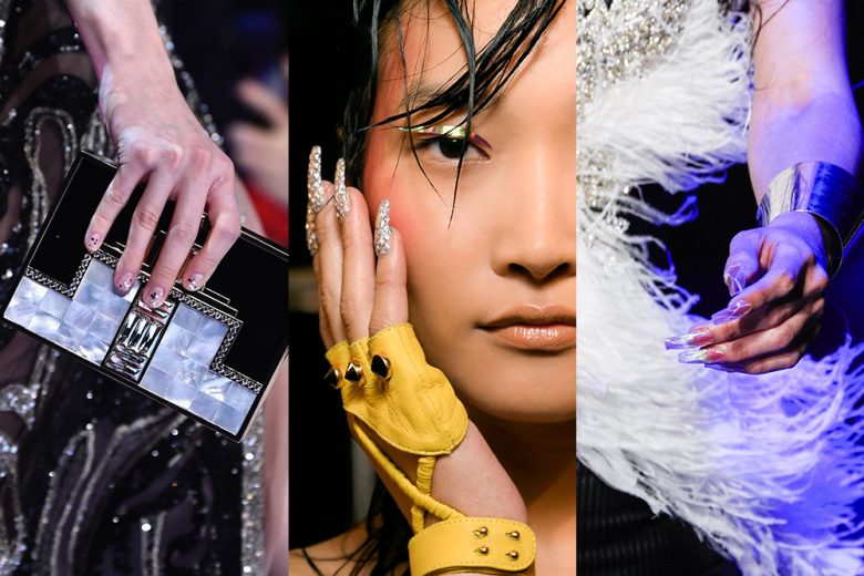 La nail art di tendenza si ispira ai cristalli e alle pietre preziose