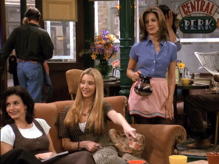 rachel friends central perk