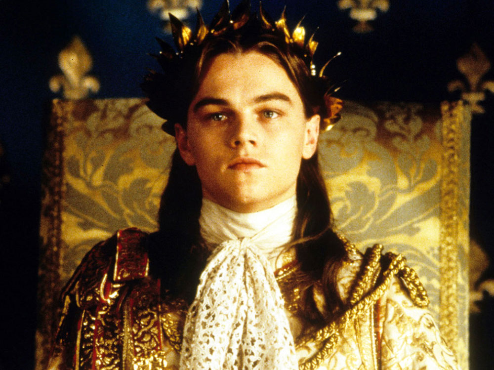leonardo dicaprio re luigi re sole maschera ferro