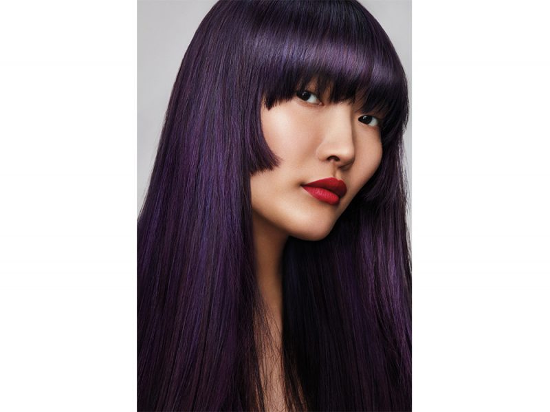 AVEDA tendenze frangia lunga capelli saloni primavera estate 2018