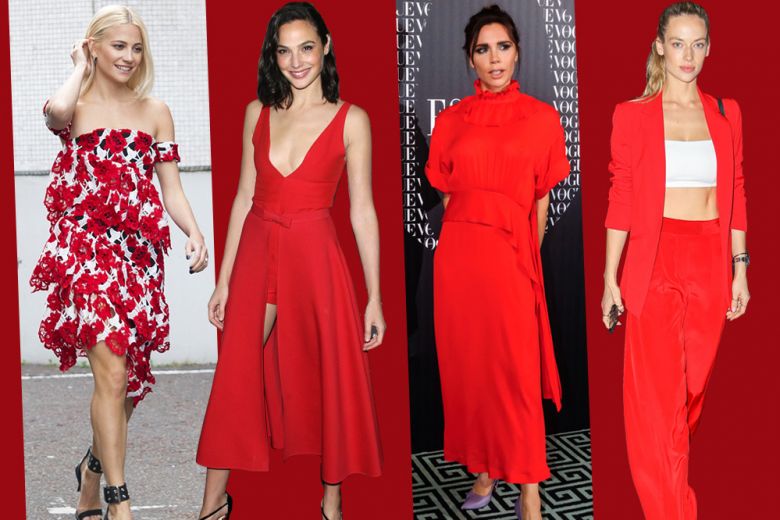 Rosso: come lo indossano le celeb