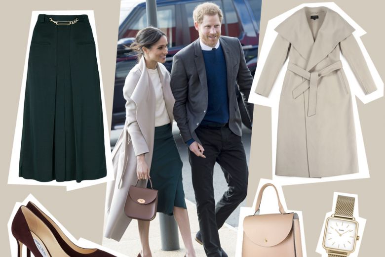 Bon ton con il cappotto avorio come Meghan Markle: get the look!
